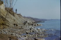 View north along the beach